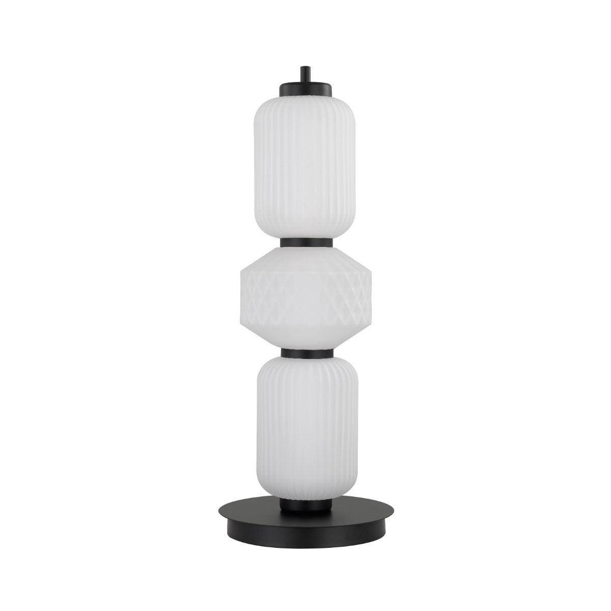 Torso Lantern-Style Table Lamp with Integrated LED