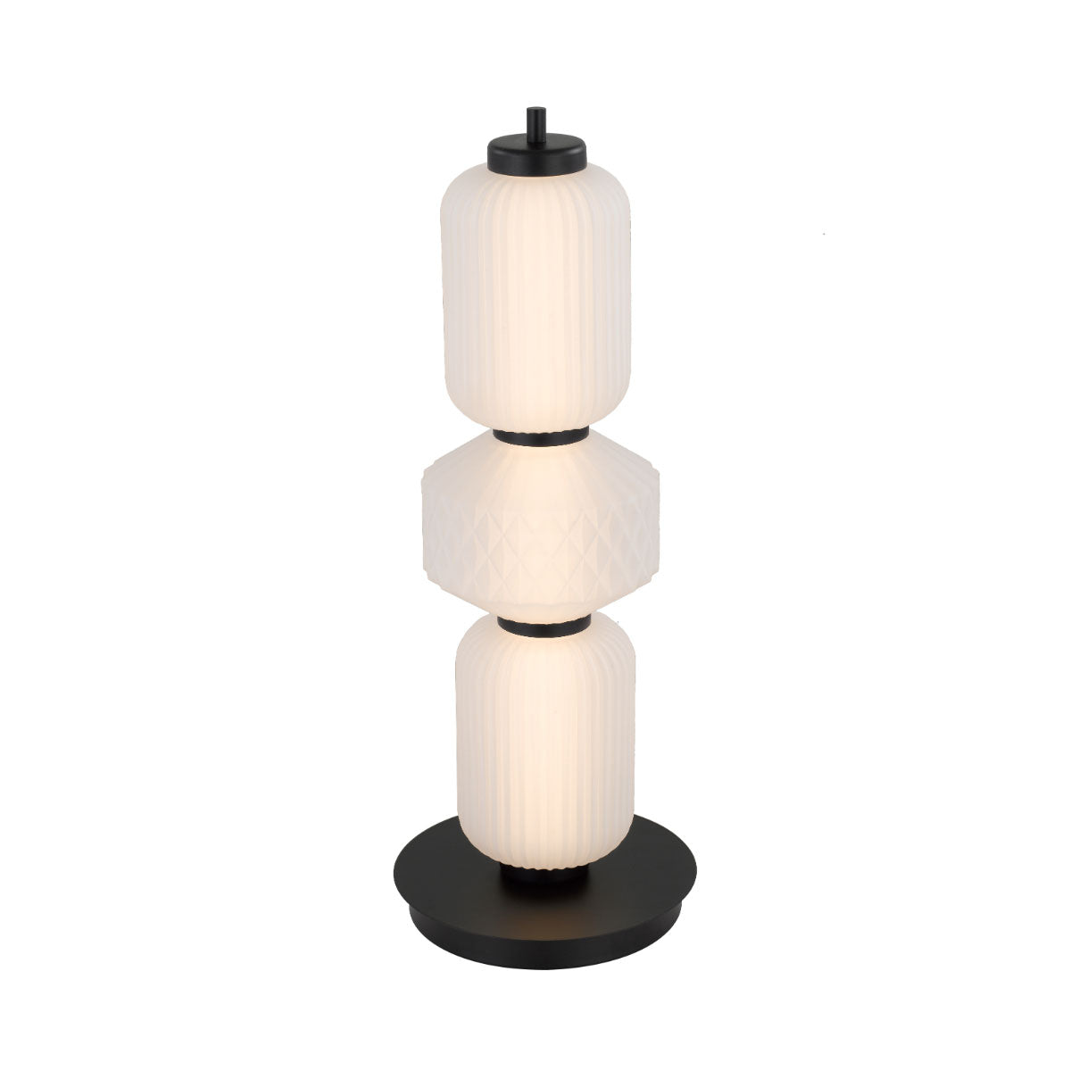 Torso Lantern-Style Table Lamp with Integrated LED