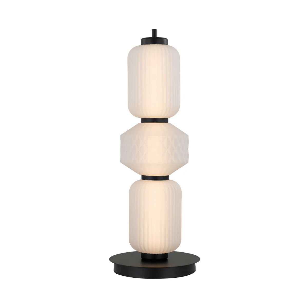 Torso Lantern-Style Table Lamp with Integrated LED
