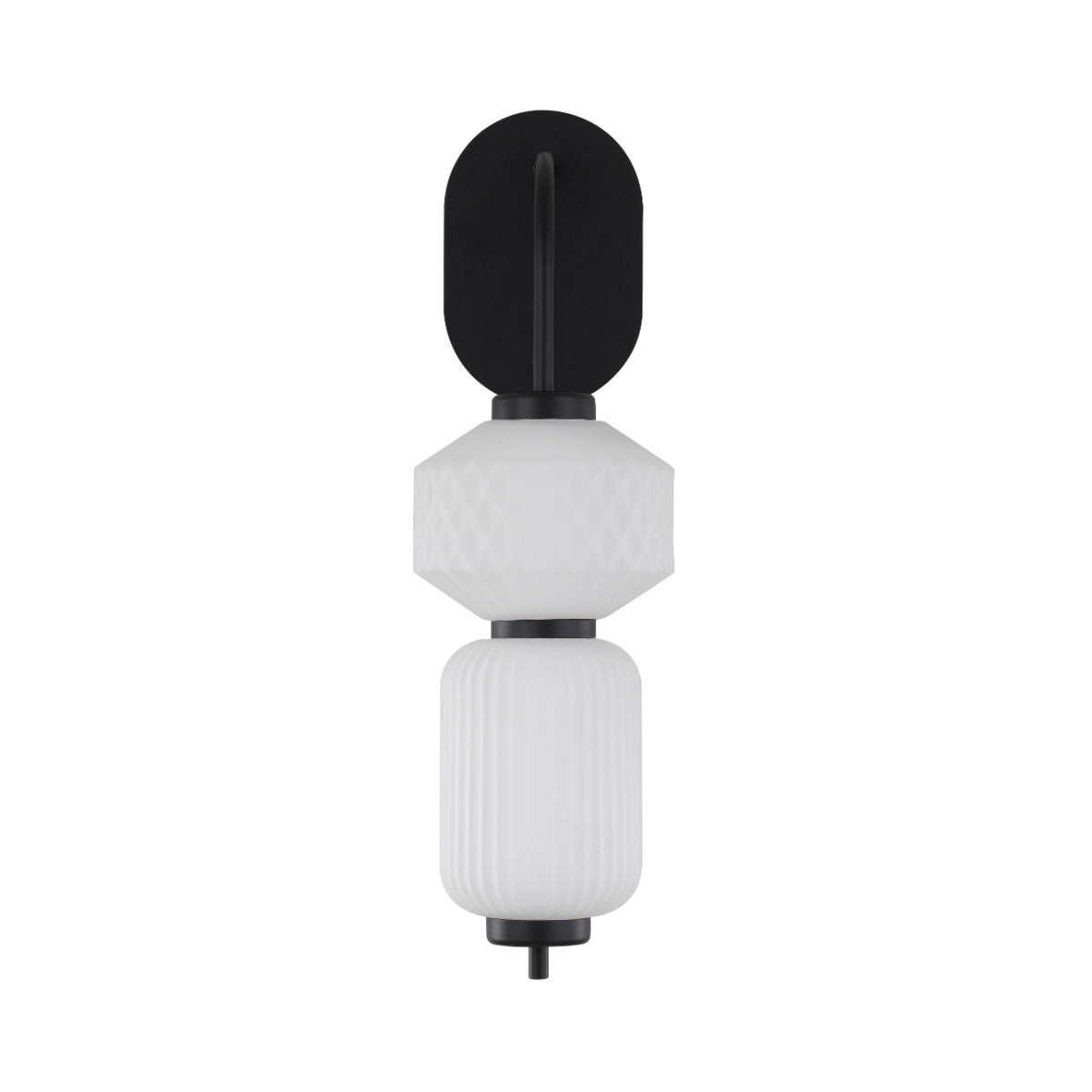 Torso LED Hourglass Wall Light with Polished Brass Finish