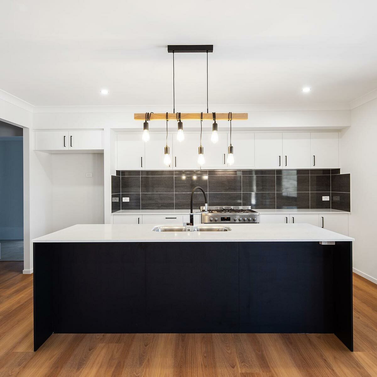Townshend 6 Light Bar Pendant with Remote Control