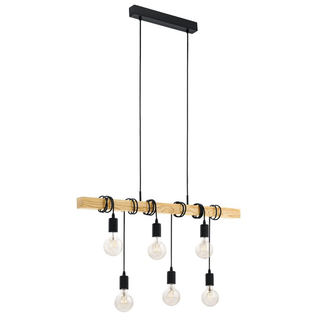 Townshend 6 Light Bar Pendant with Remote Control