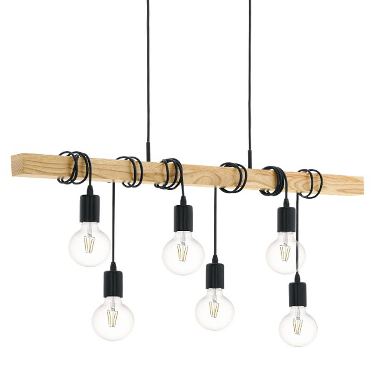 Townshend 6 Light Bar Pendant with Remote Control