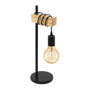 Townshend Table Lamp with Timber Beam