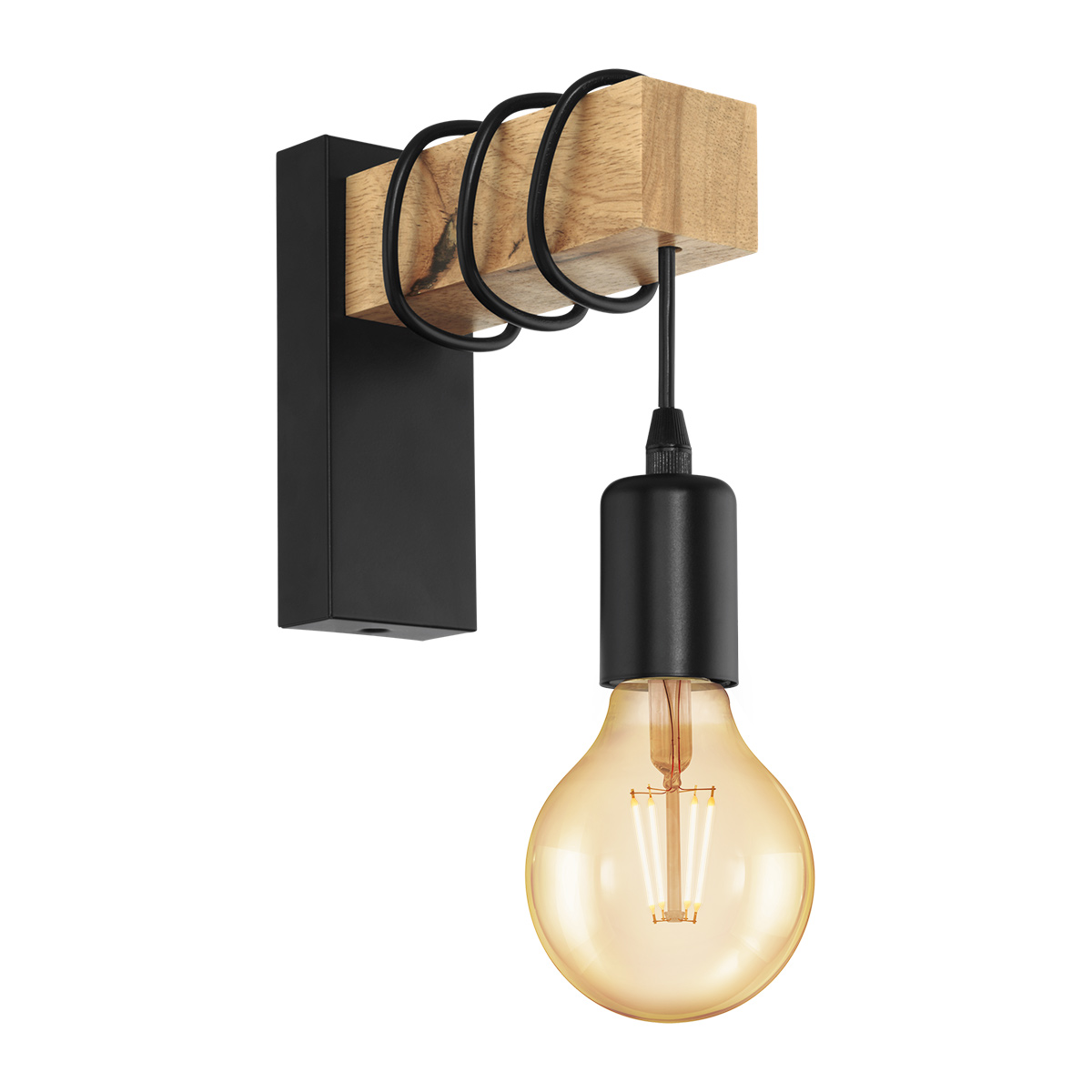 Townshend Wall Light with Timber Beam