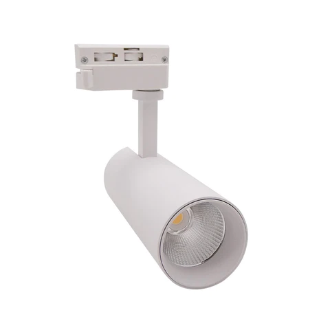 Tracson 30W LED Track Head - White - Tri-Colour