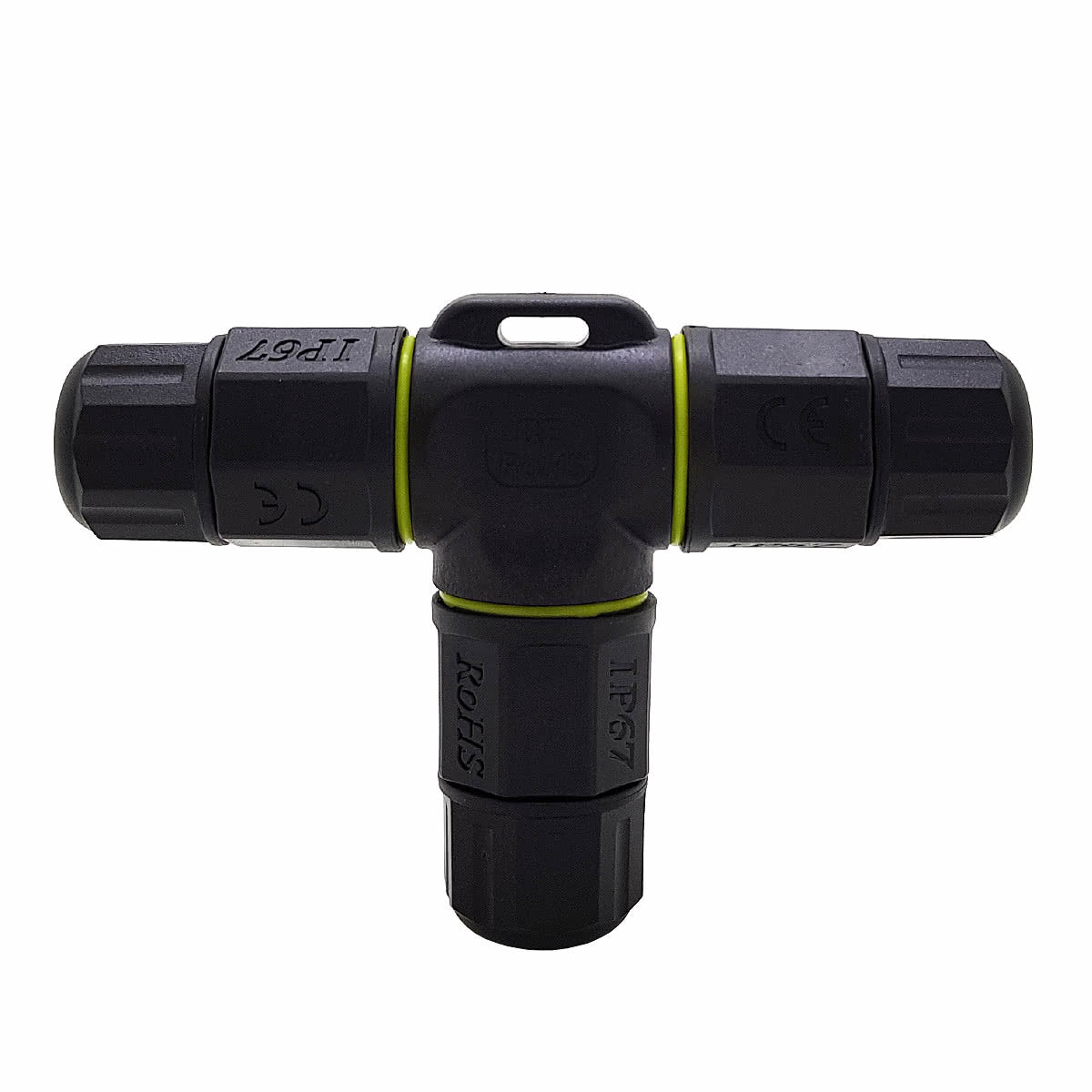 Triple IP67 Waterproof Cable Connector