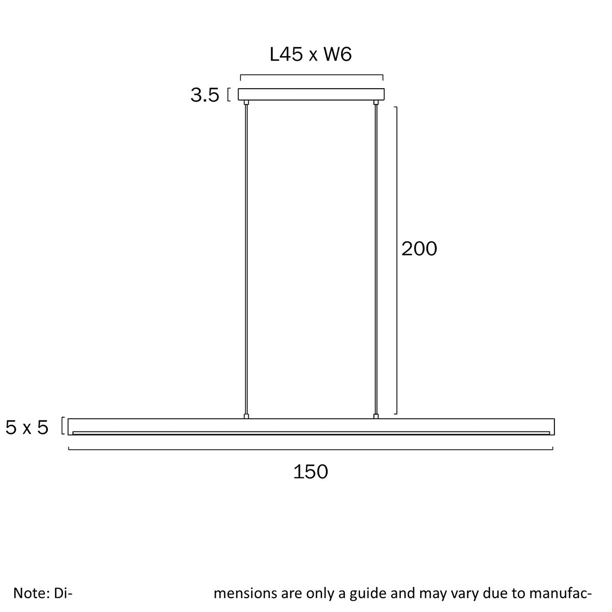 Truso 3CCT LED Pendant Light with Walnut Finish