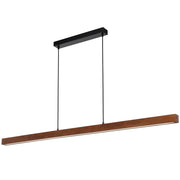 Truso 3CCT LED Pendant Light with Walnut Finish