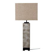 Tyros Embossed Pewter Table Lamp