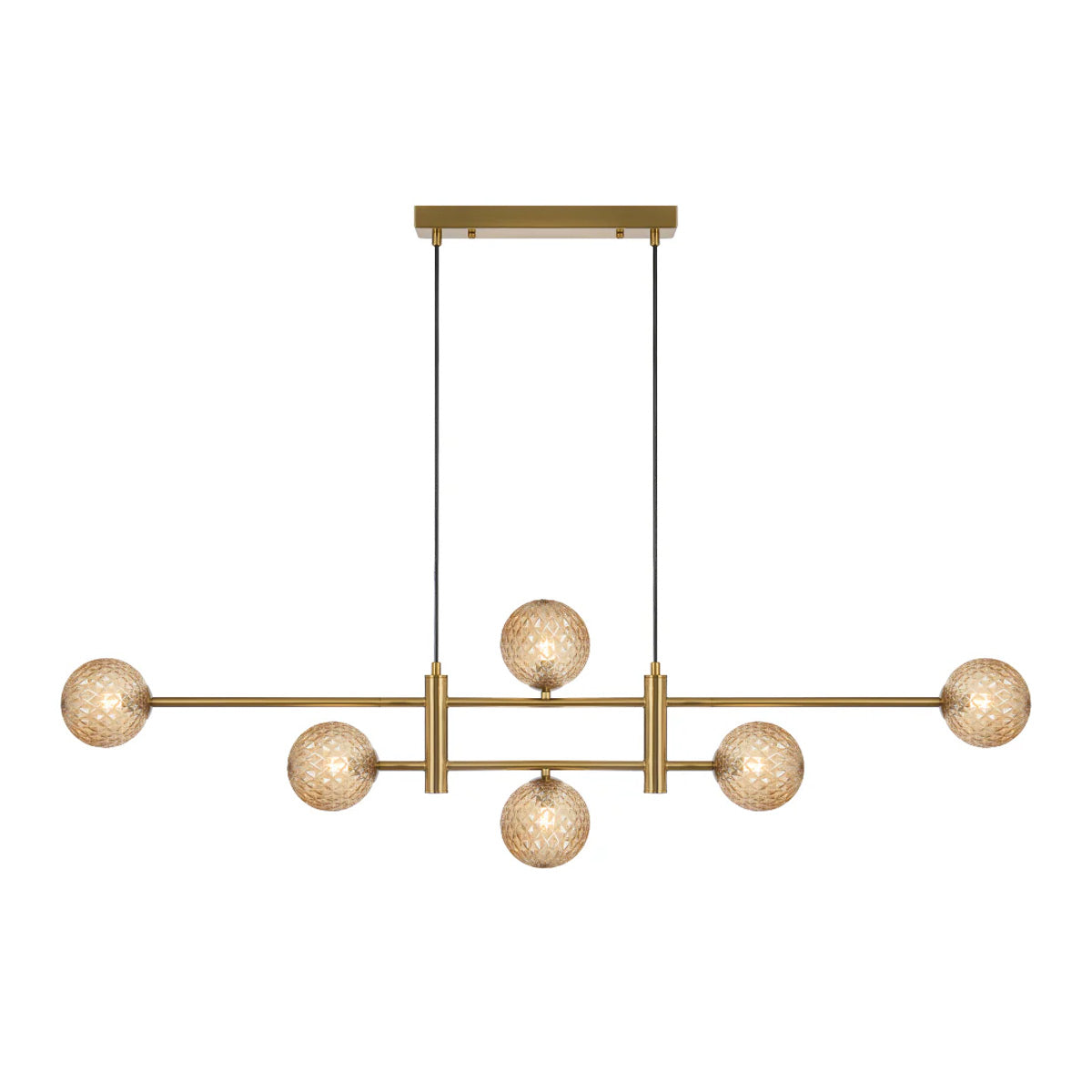 Tyson 6 Light Pendant with Interchangeable Shades