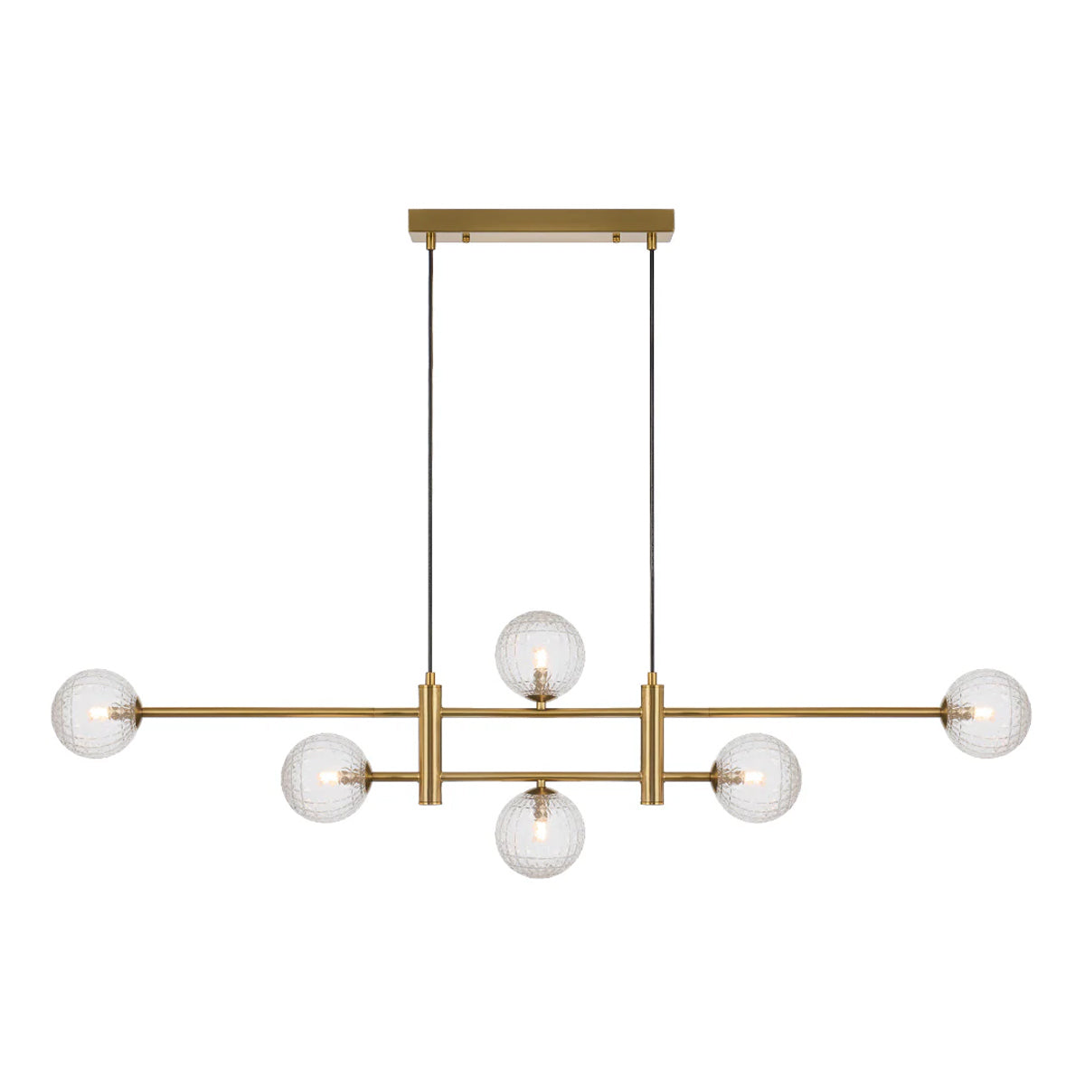 Tyson 6 Light Pendant with Interchangeable Shades