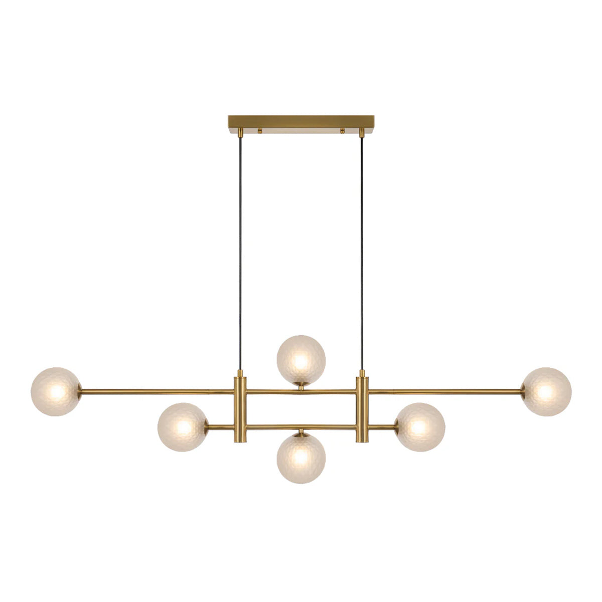 Tyson 6 Light Pendant with Interchangeable Shades