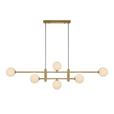 Tyson 6 Light Pendant with Interchangeable Shades