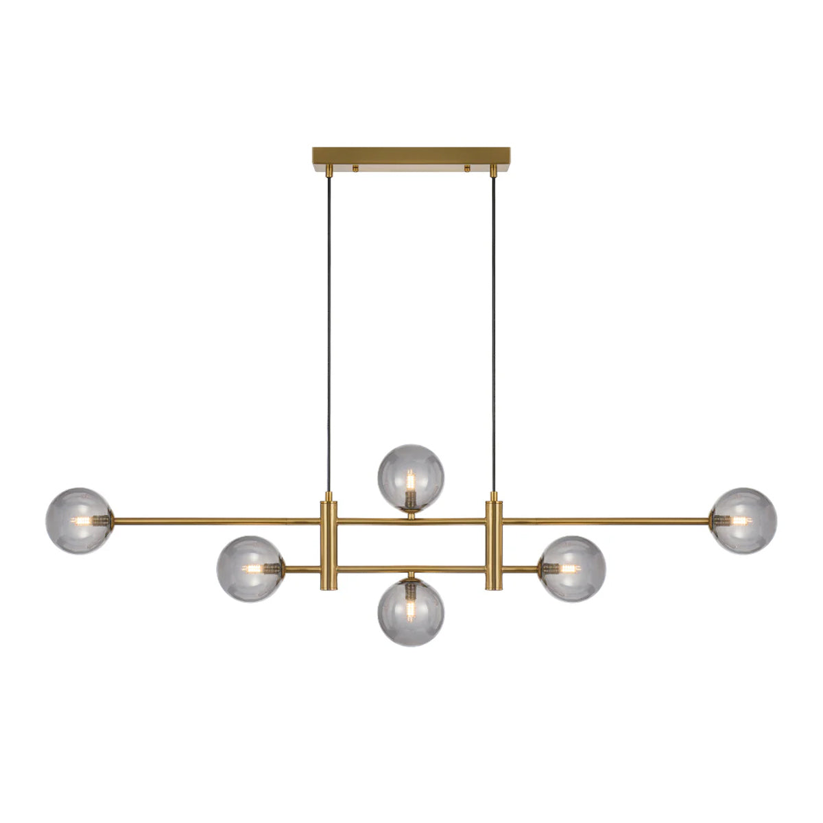 Tyson 6 Light Pendant with Interchangeable Shades