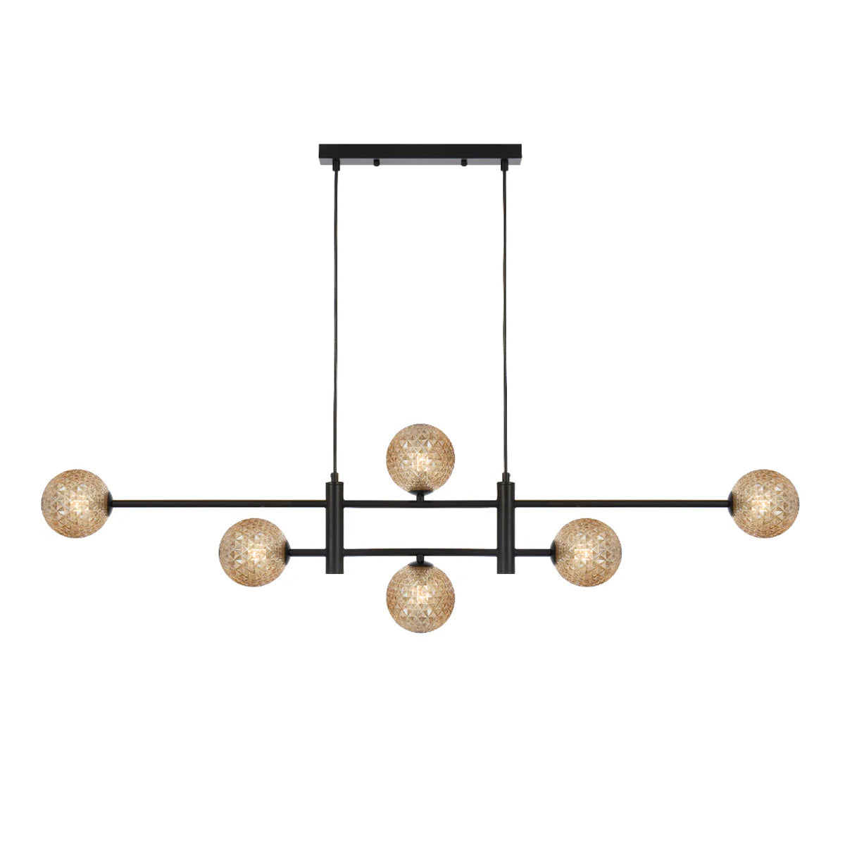 Tyson 6 Light Pendant with Interchangeable Shades
