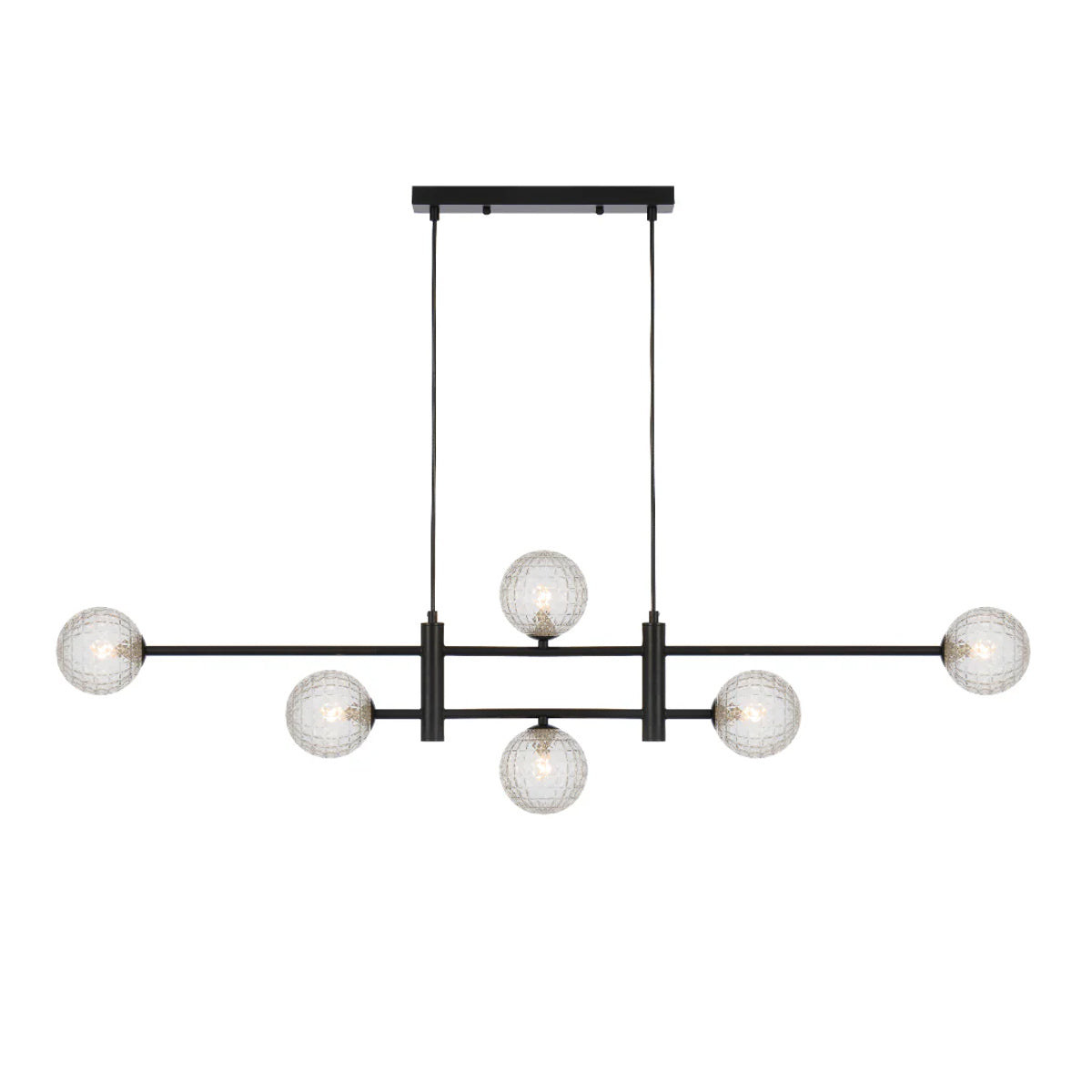 Tyson 6 Light Pendant with Interchangeable Shades
