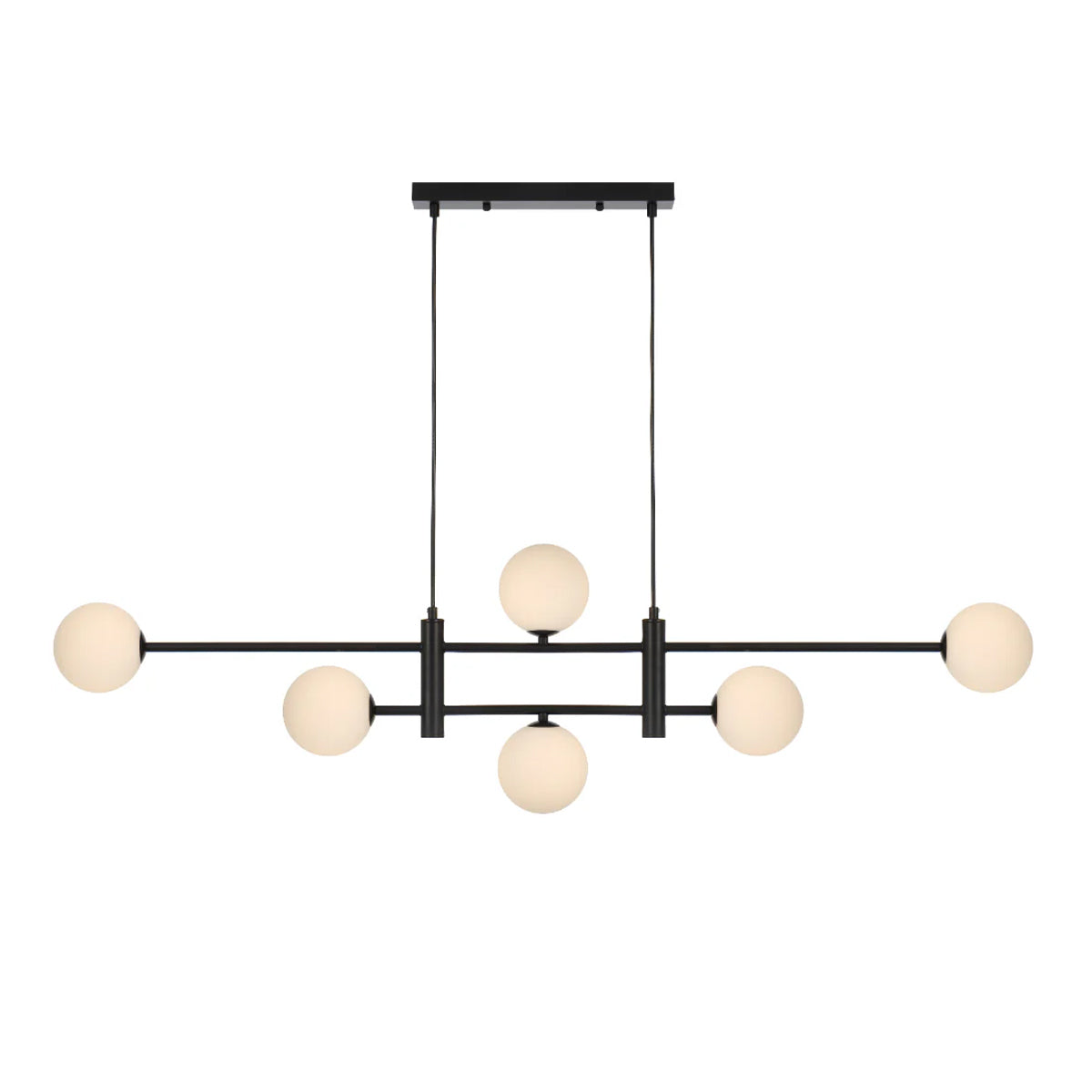 Tyson 6 Light Pendant with Interchangeable Shades