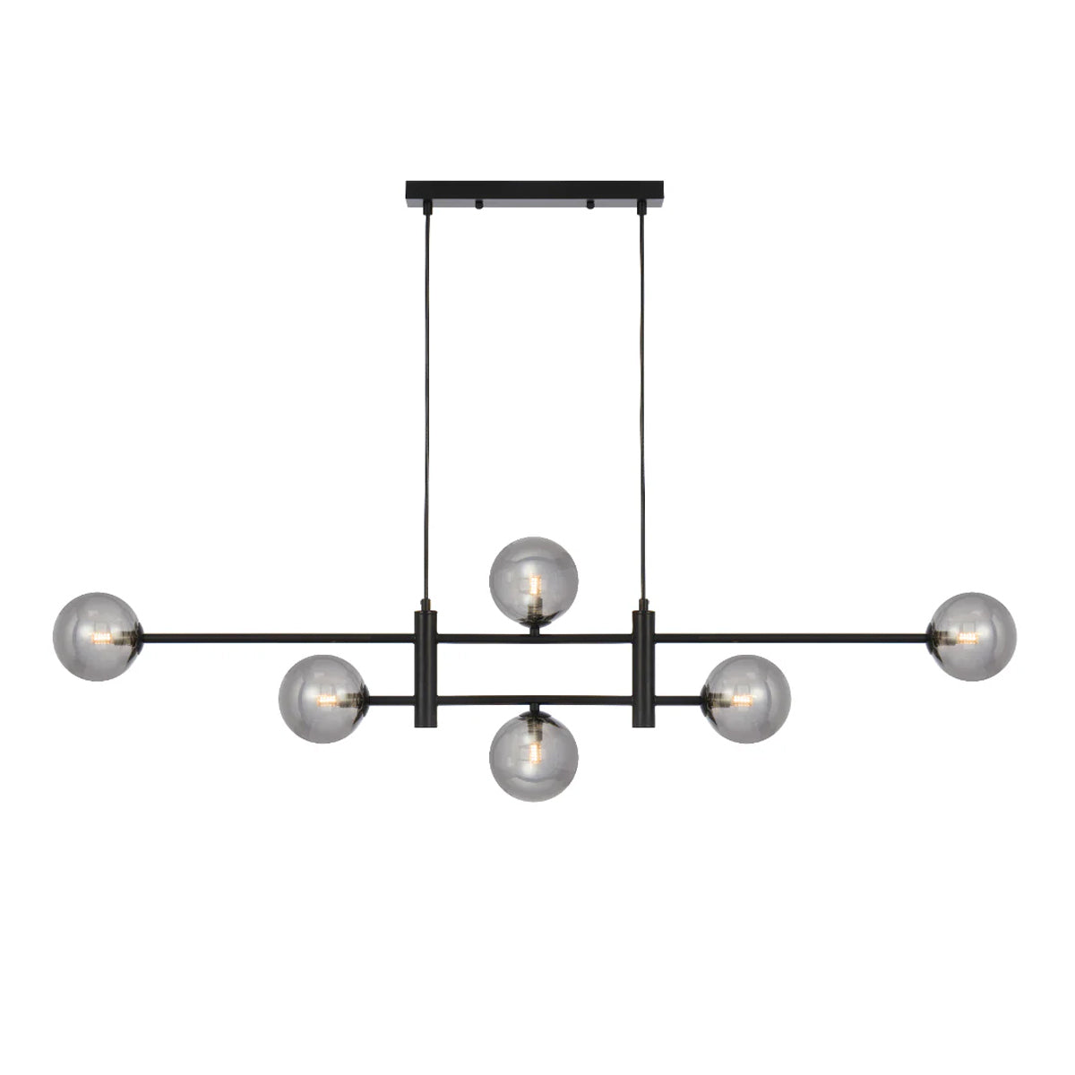 Tyson 6 Light Pendant with Interchangeable Shades