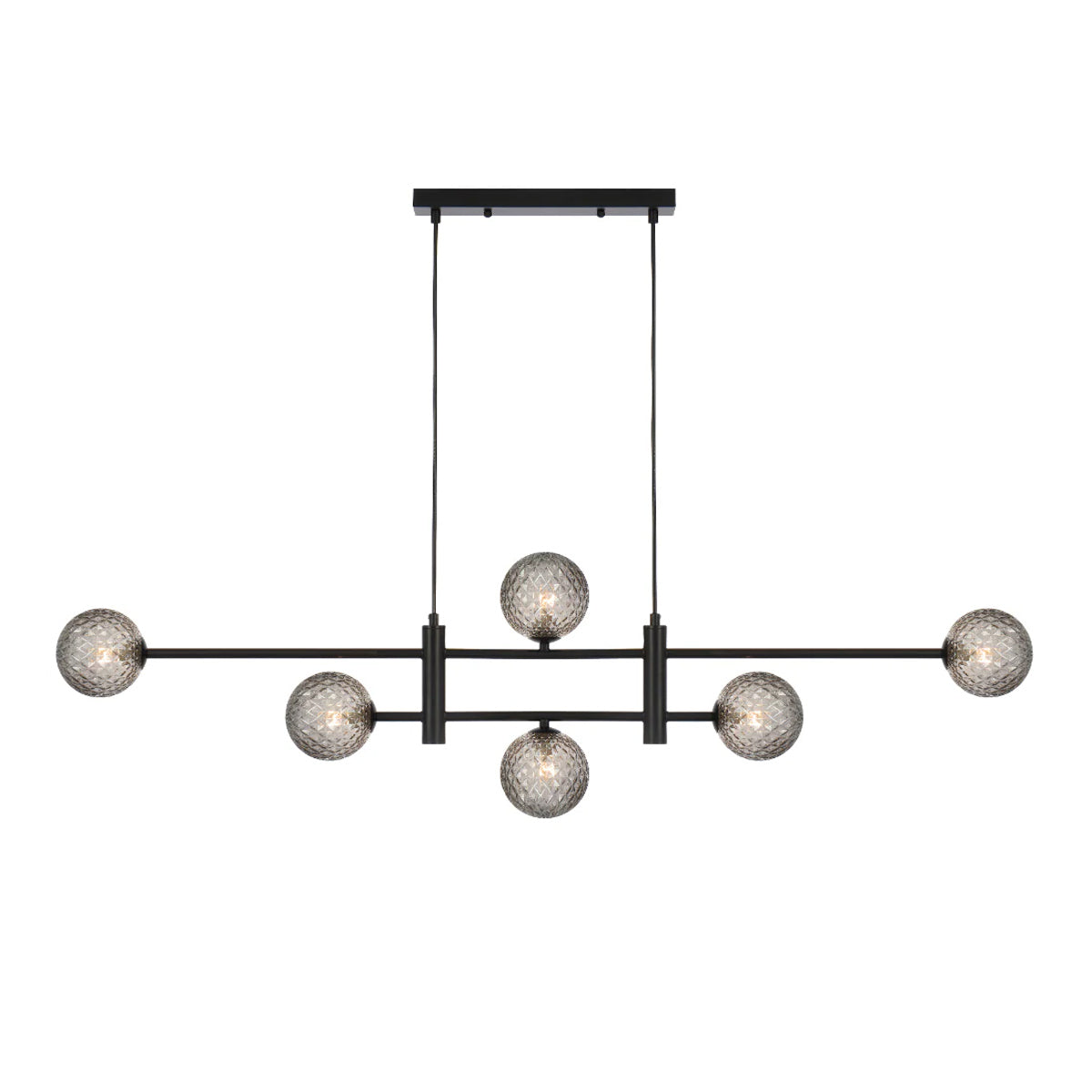 Tyson 6 Light Pendant with Interchangeable Shades