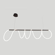 Squiggle Flexible LED Tube 1800mm Metal Pendant Light