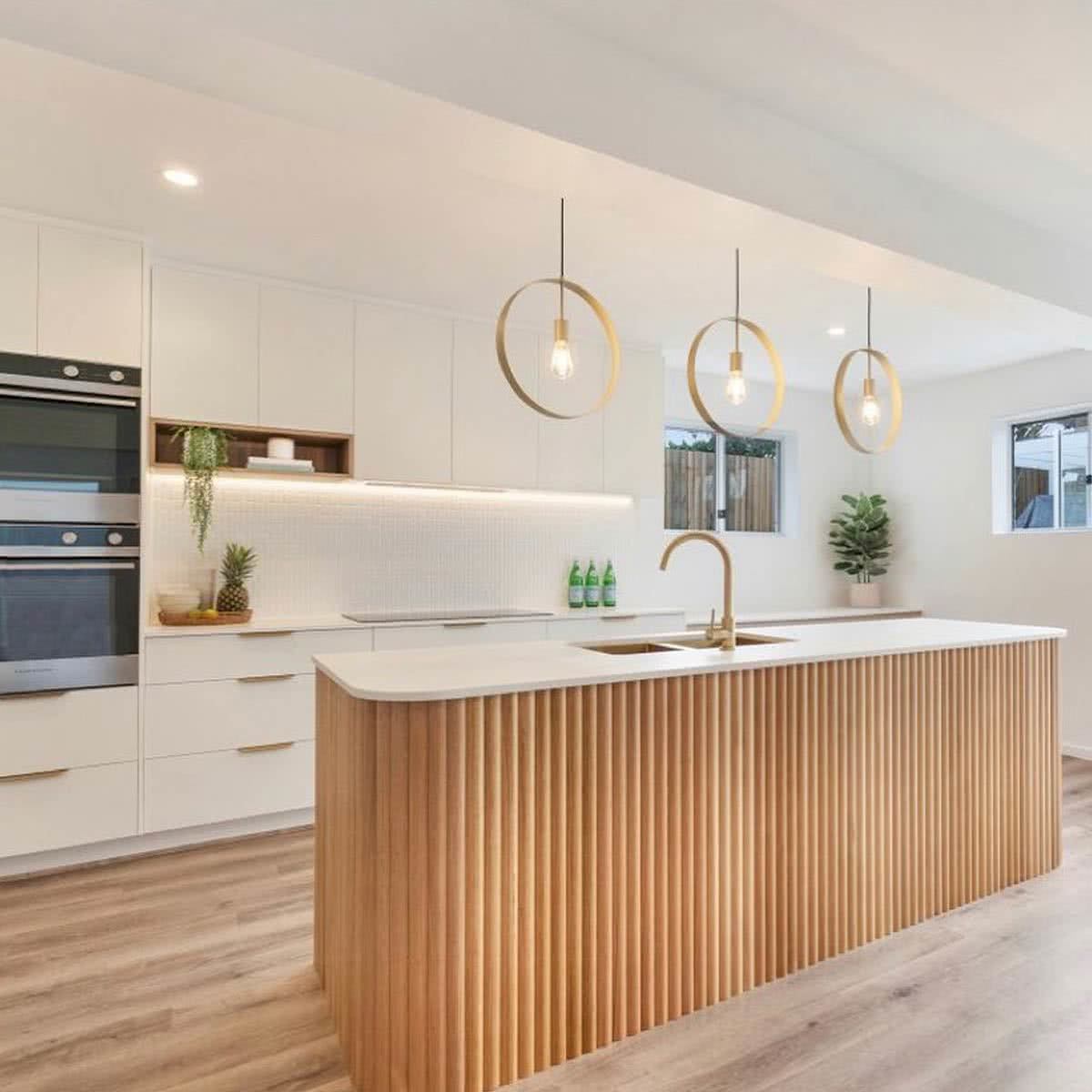 Anello Small Circular Metal Pendant Light