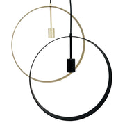 Anello Small Circular Metal Pendant Light