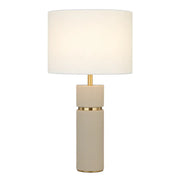 Valda Vegan Leather Table Lamp