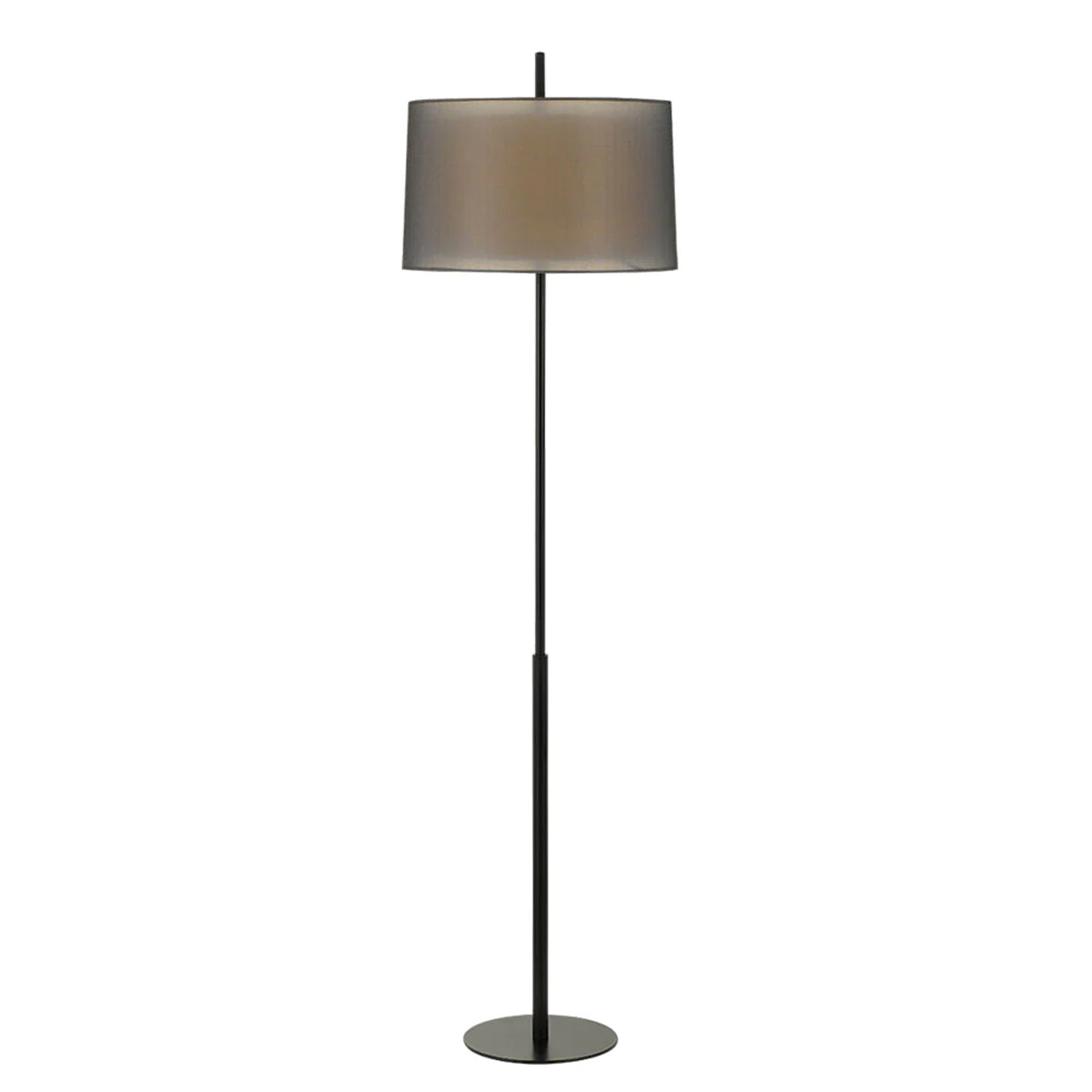 Vale Floor Lamp with Drum Shade - Timeless Lighting