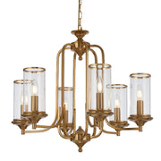Velden 6 Light Pendant Light with Adjustable Height