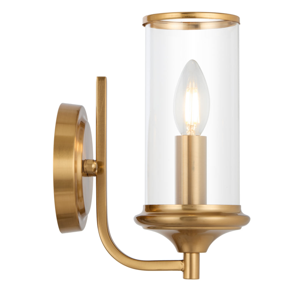 Velden Wall Light Industrial Copper Glass Shade