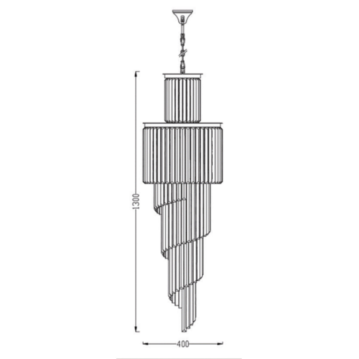 Chanel Modern Crystal Chanderlier