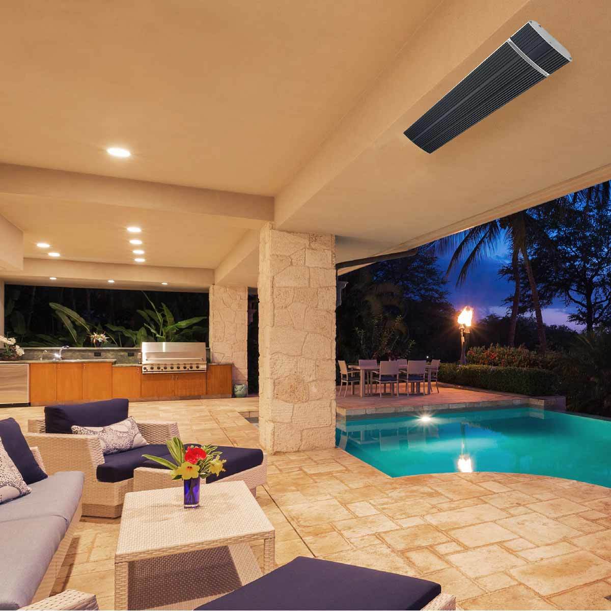 Ventair Heatwave Pro 2400W Radiant Outdoor Heater with Remote