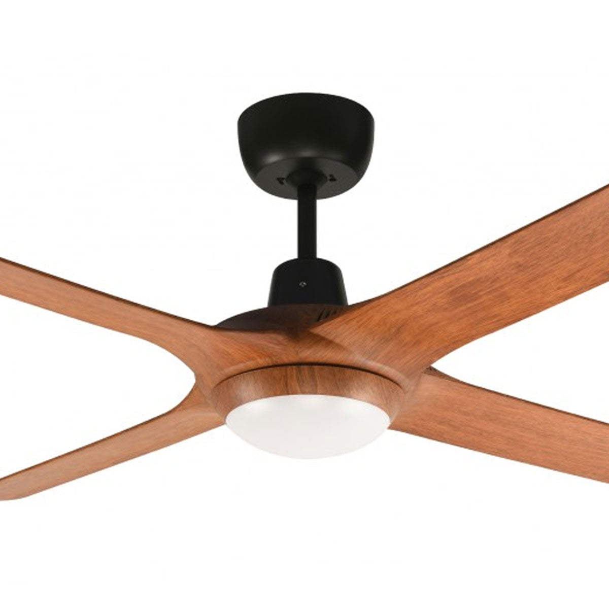 Spyda 4 Blade Ceiling Fan with LED Tri Colour Light
