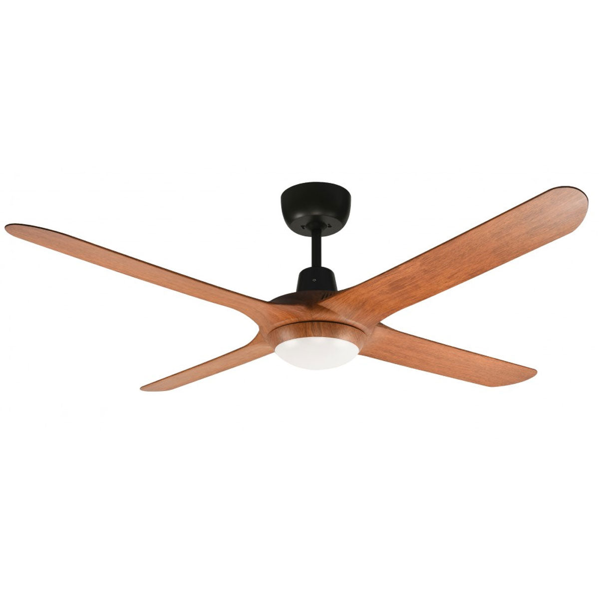Spyda 4 Blade Ceiling Fan with LED Tri Colour Light