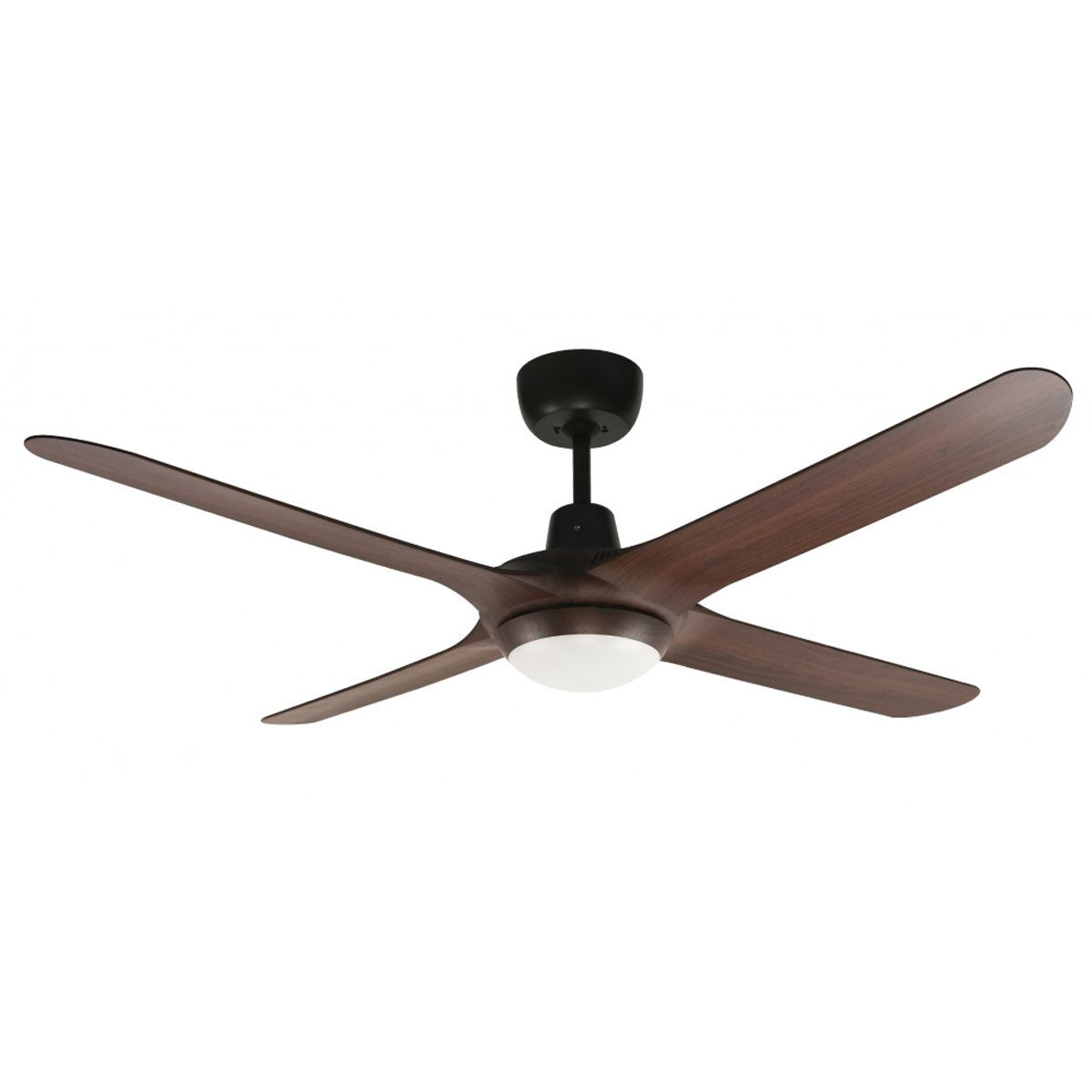 Spyda 4 Blade Ceiling Fan with LED Tri Colour Light