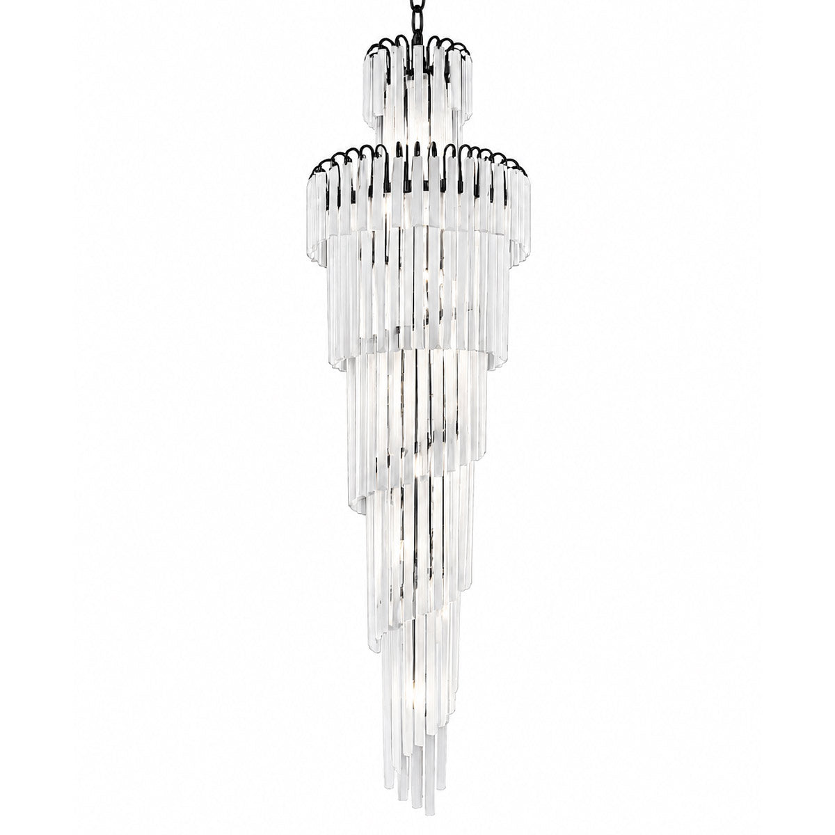 Verona Crystal Spiral Chandelier