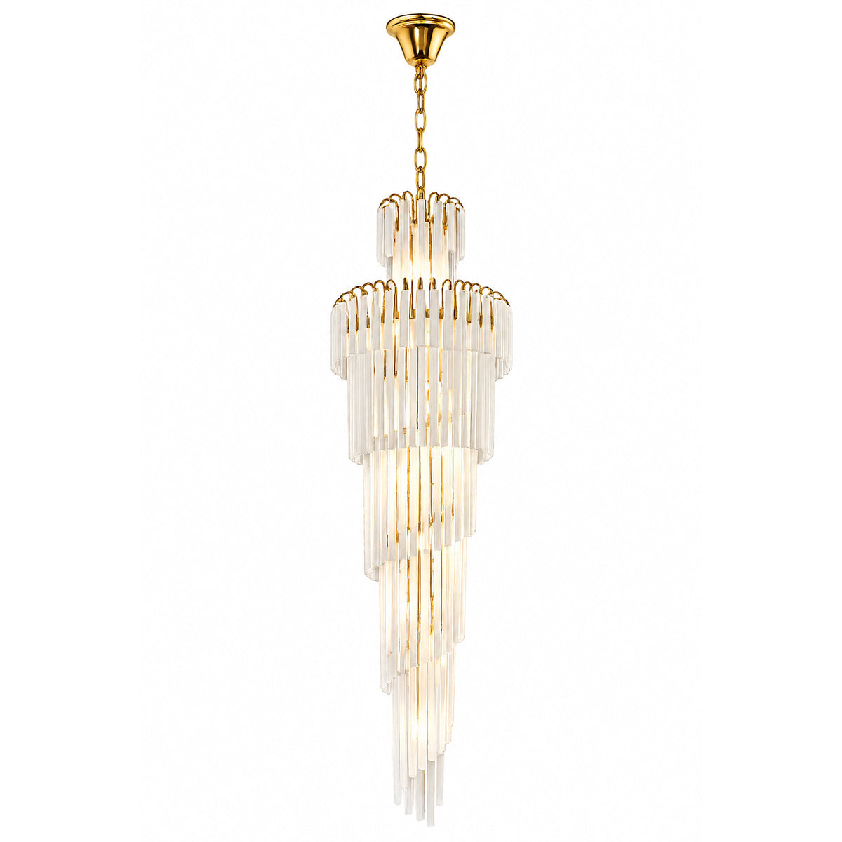 Verona Crystal Spiral Chandelier