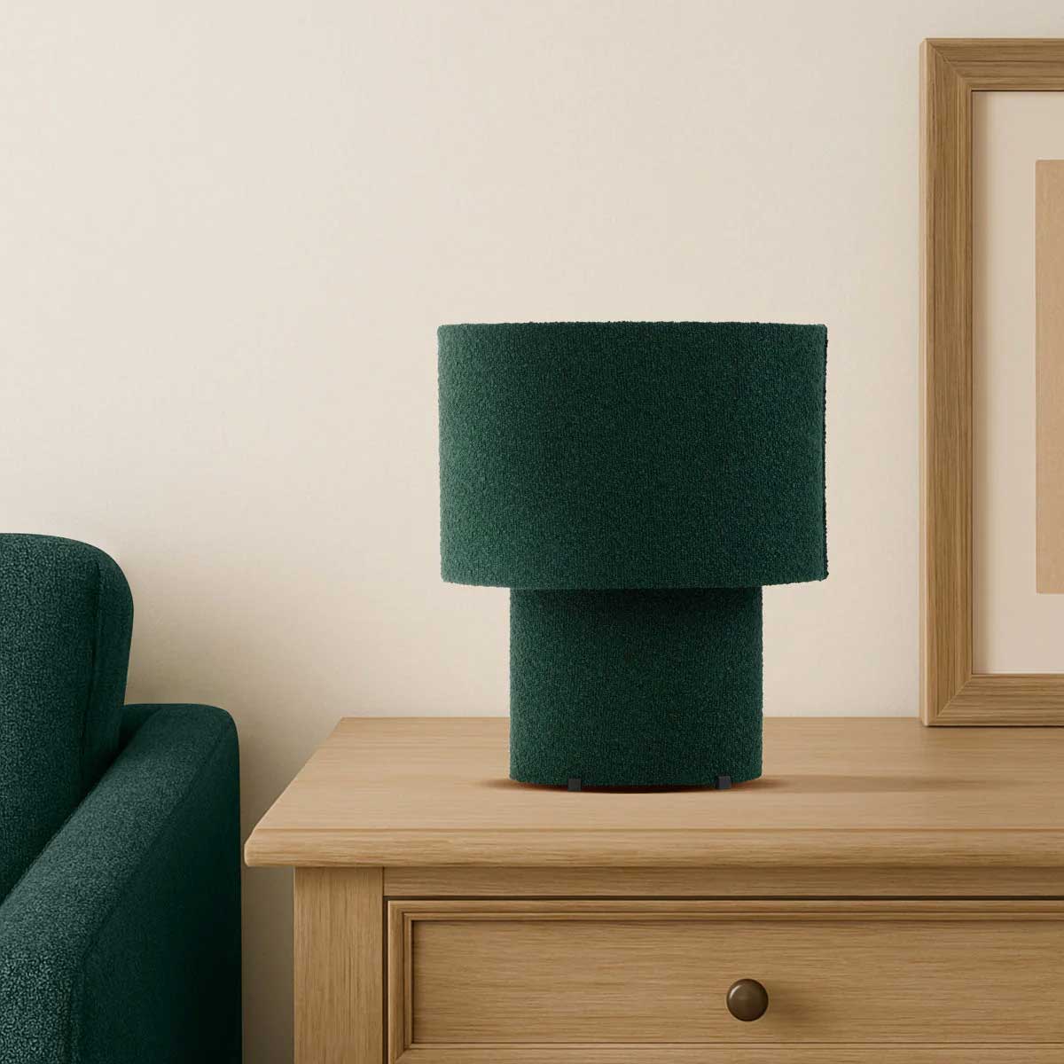 Verso Boucle Fabric Table Lamp
