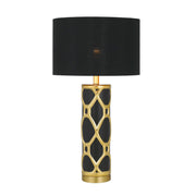 Vilma Classic Drum Table Lamp with Ceramic Base