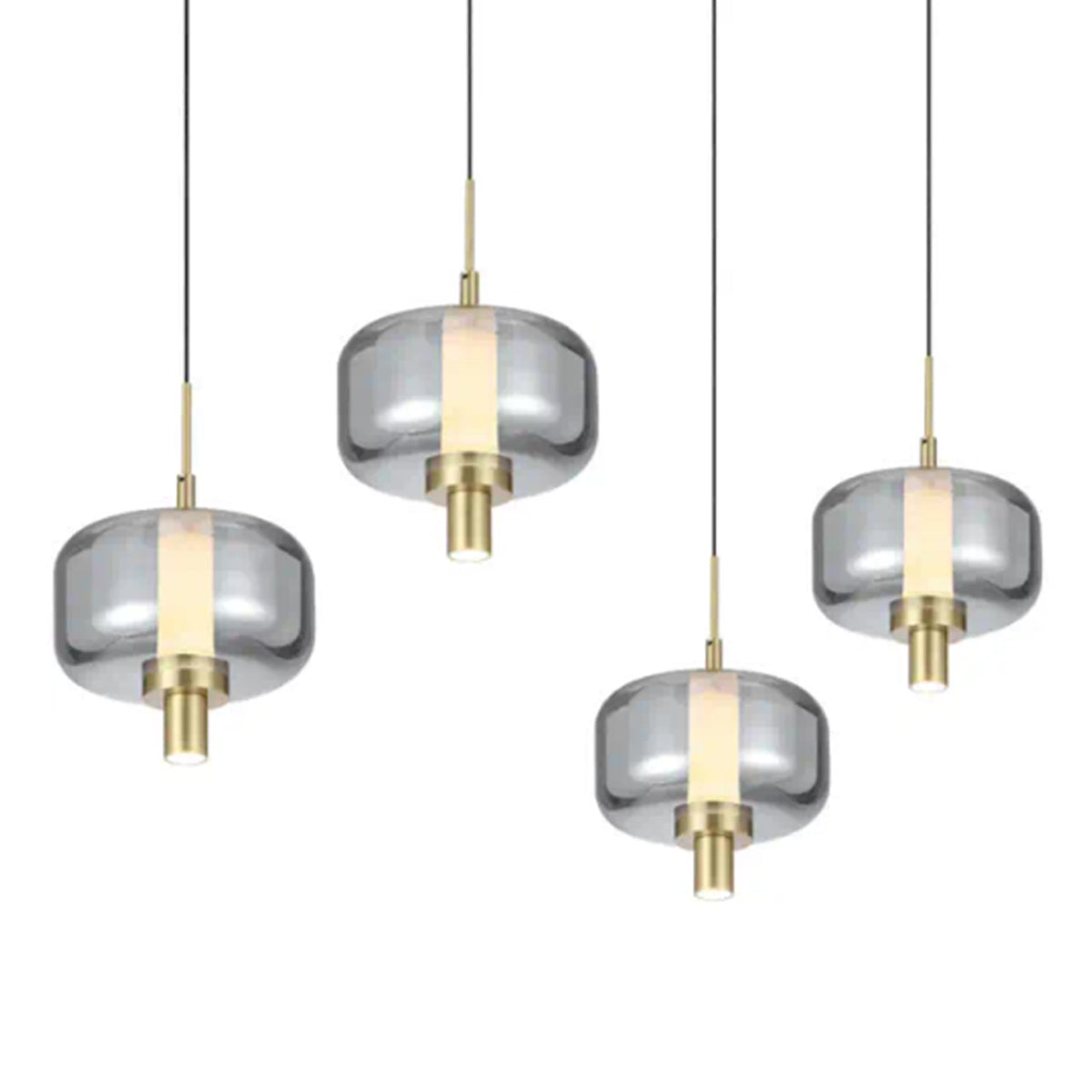 Volen 4 Light Pendant Bar with LED Lighting