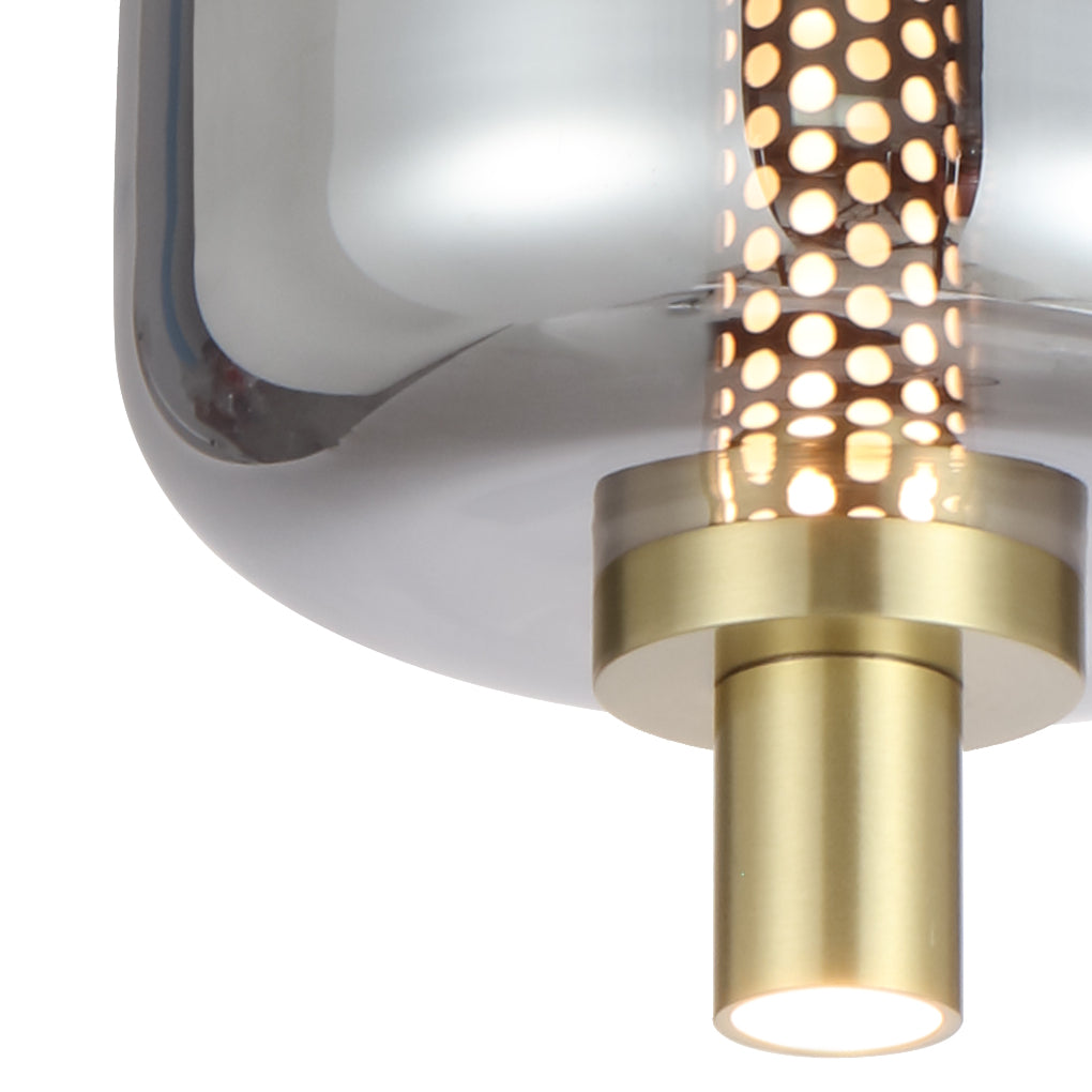 Volen 5 Light Lantern Pendant with Remote Control & LED Light