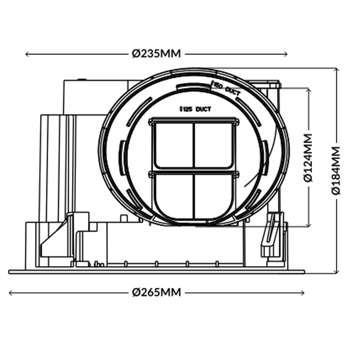 Vortex DC Exhaust Fan