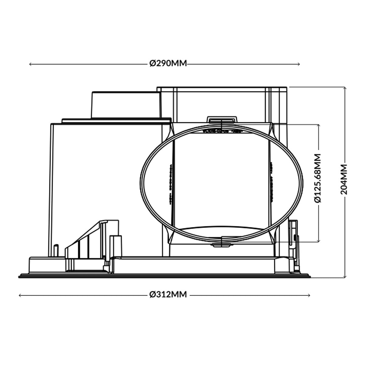 Vortex DC Exhaust Fan