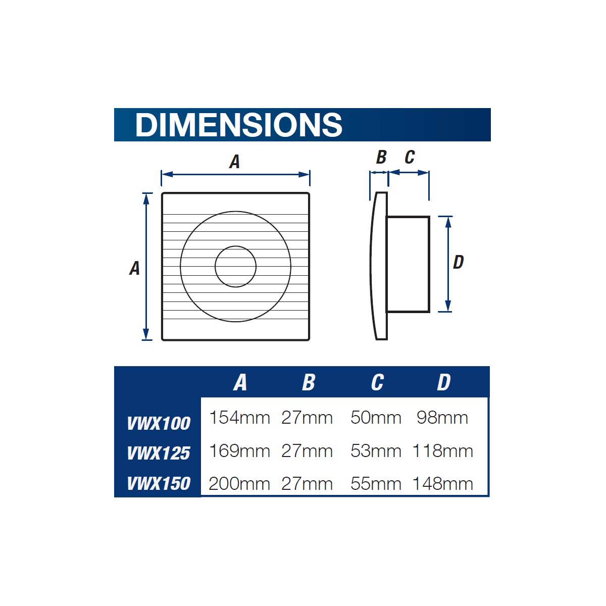All Purpose Exhaust Fan Suitable for Wall/Ceiling