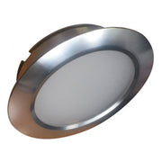 Wafer Ultra-Slim Dimmable 12W LED Downlight Kit - Brushed Aluminium - 3000K Warm White