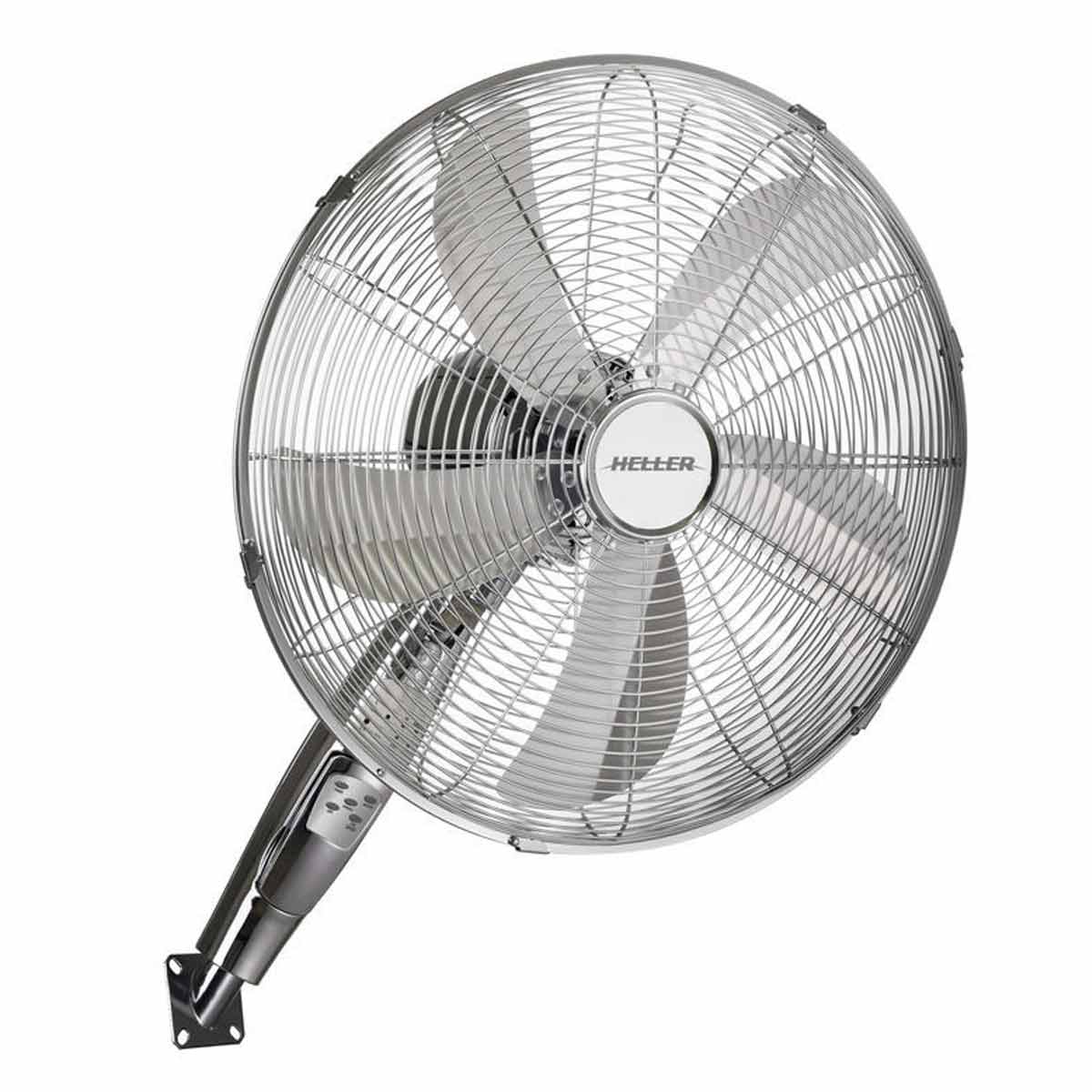 Wall Fan 40cm - Remote Control - Chrome