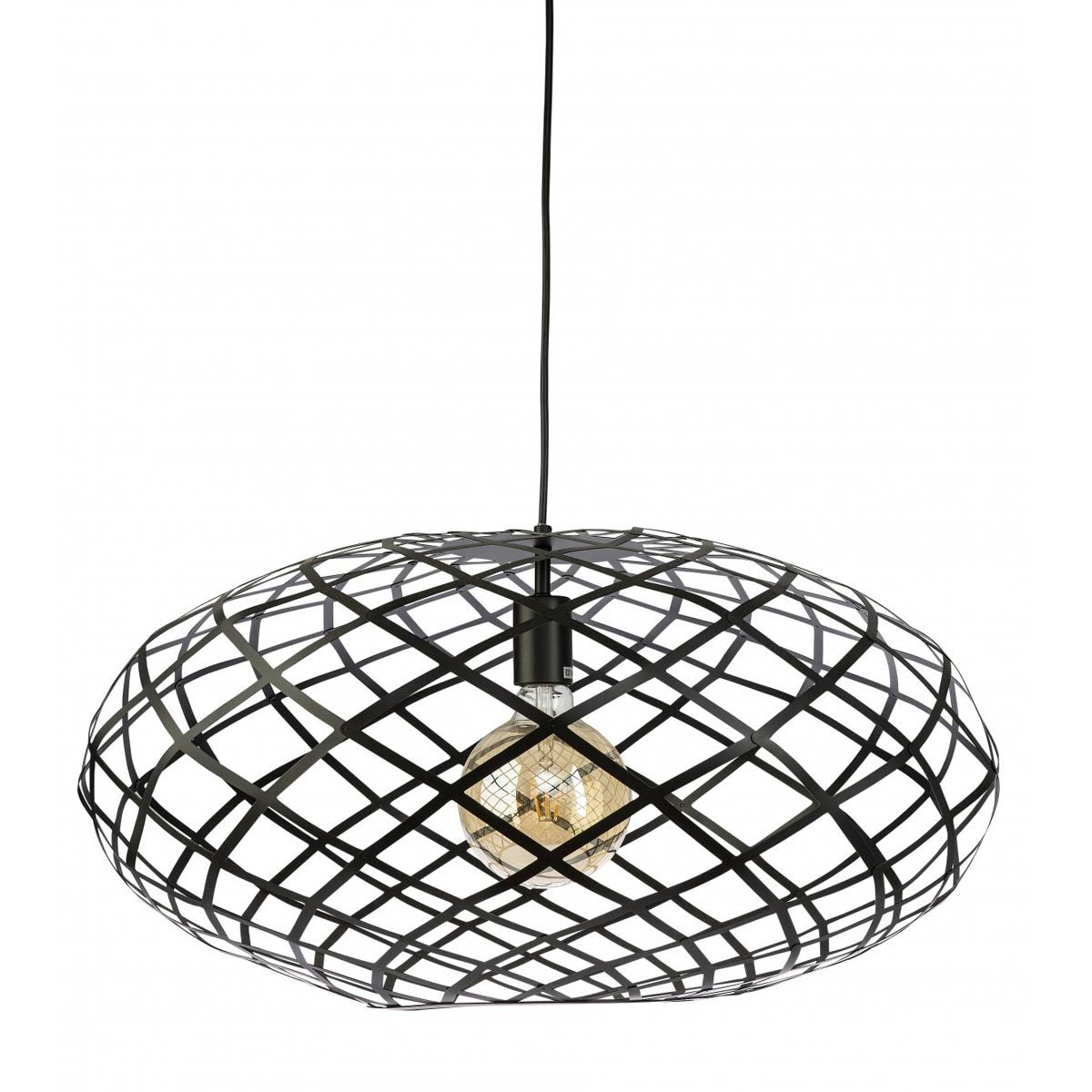 Wembley Medium Modern Abstract 1-Light Ovoid Pendant – 650mm