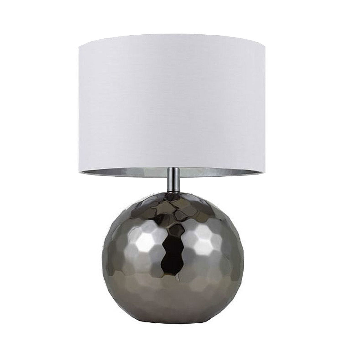 Wise Table Lamp Ceramic Lighting with Metallic Shade