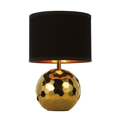 Wise Table Lamp Ceramic Lighting with Metallic Shade
